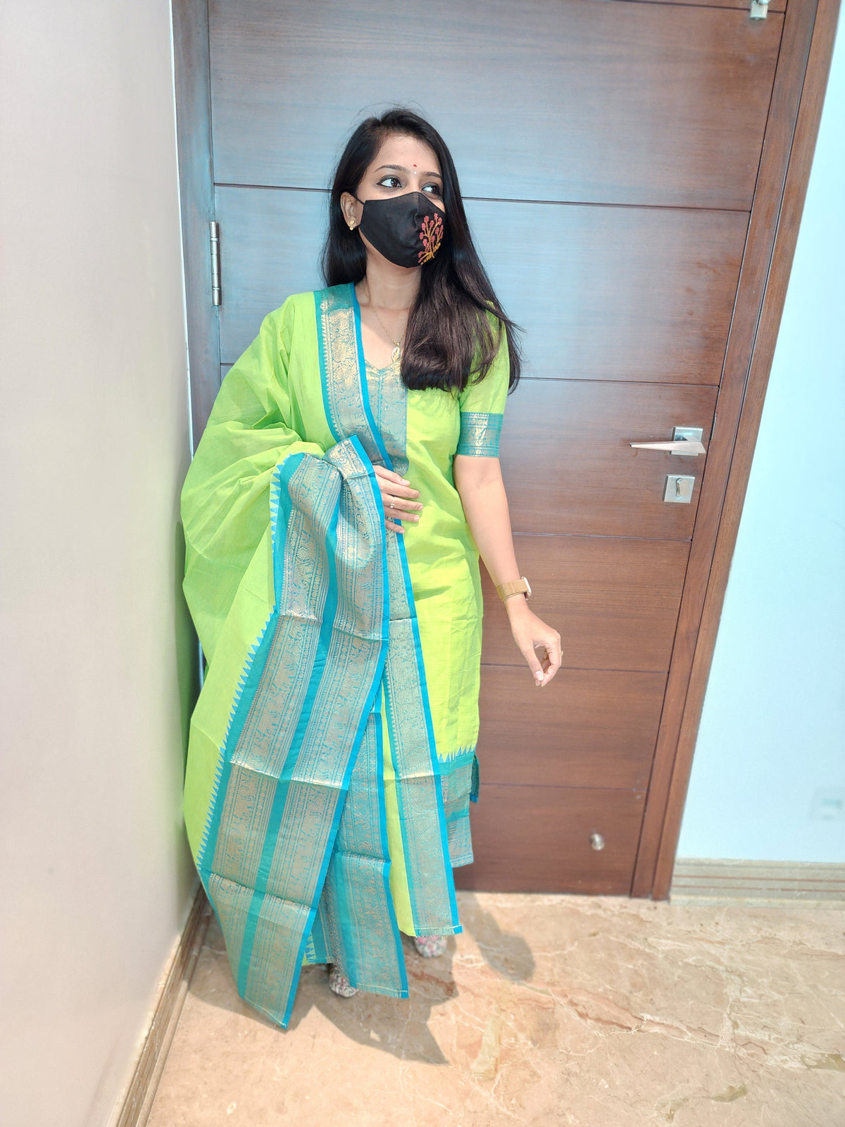 Kanchi cottonSalwar Set(6305)