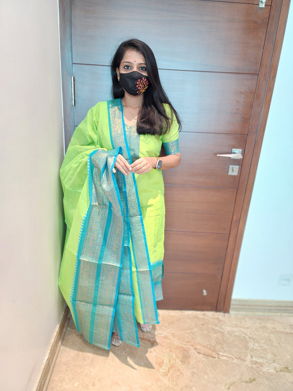 Kanchi cottonSalwar Set(6305)