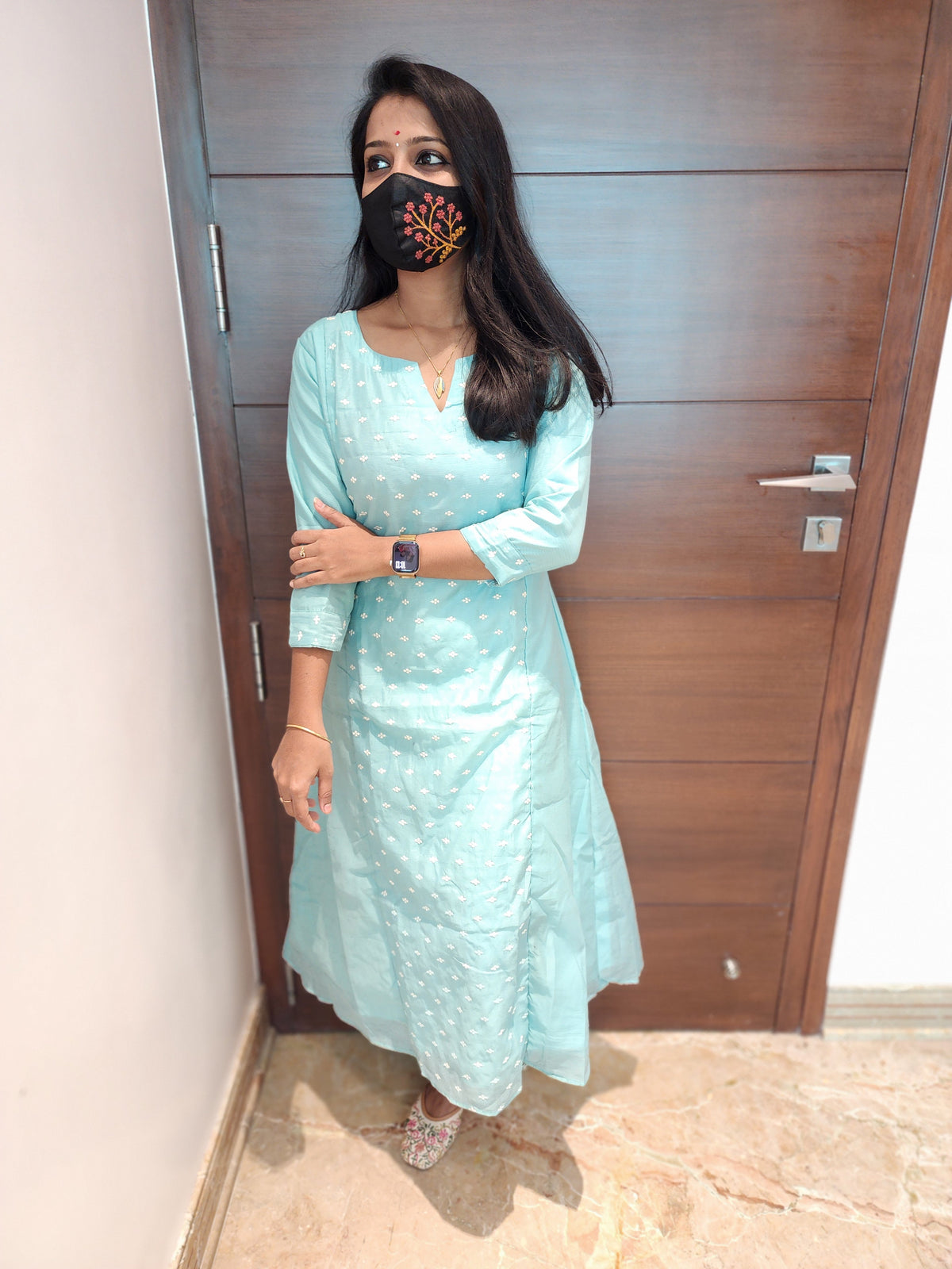 Office Causal kurti (6329)
