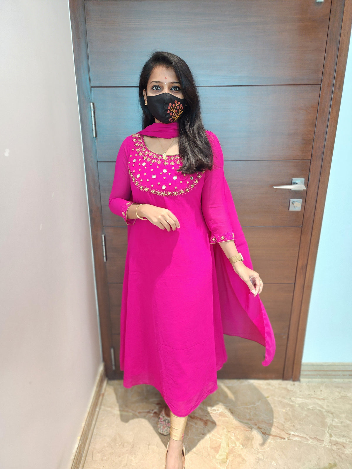 Ethnic Salwar Set(6373)(c4)