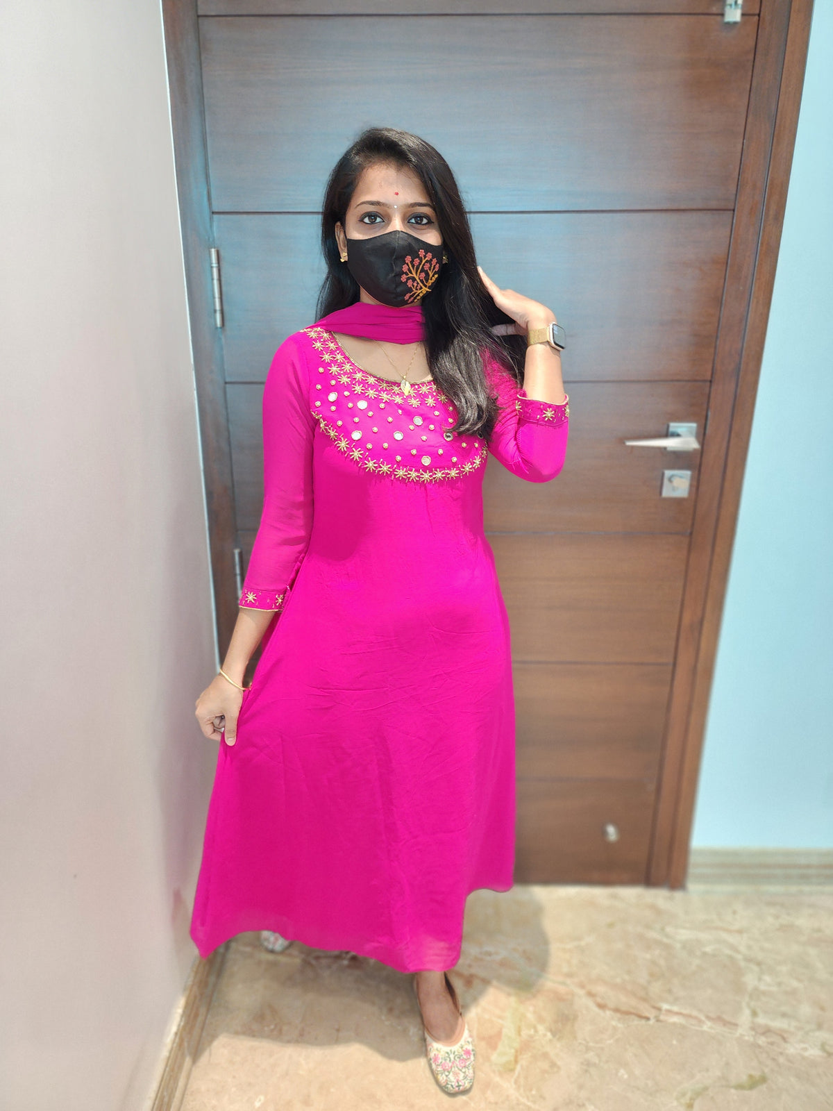 Ethnic Salwar Set(6373)(c4)