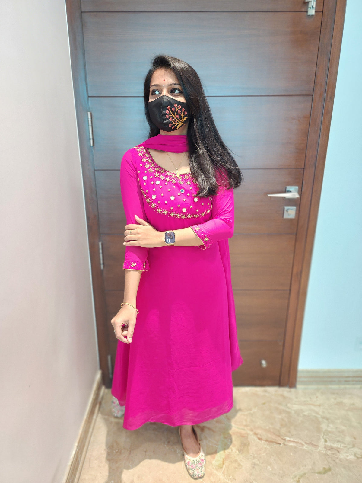 Ethnic Salwar Set(6373)(c4)