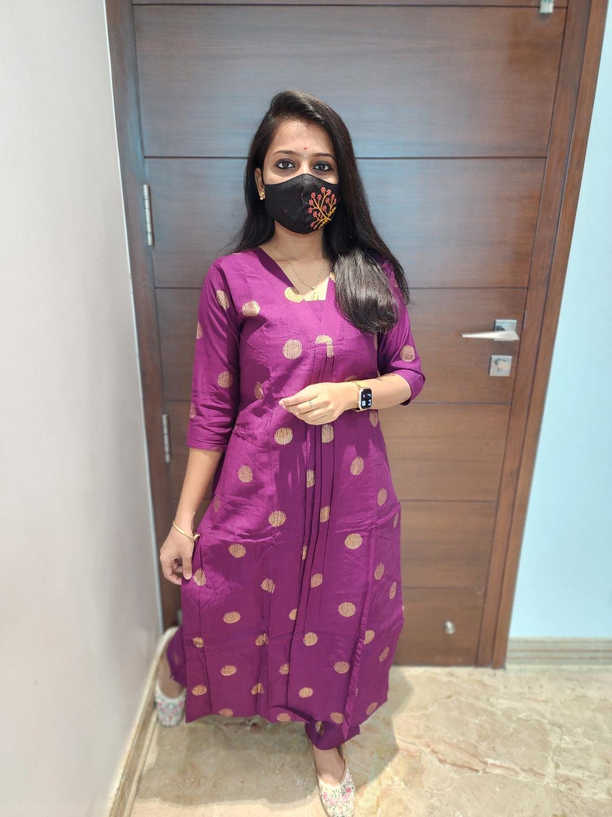 Cord set (pant & top) (6398)c