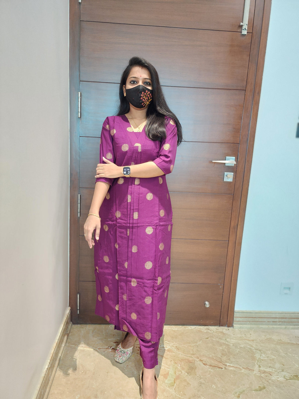 Cord set (pant & top) (6398)c