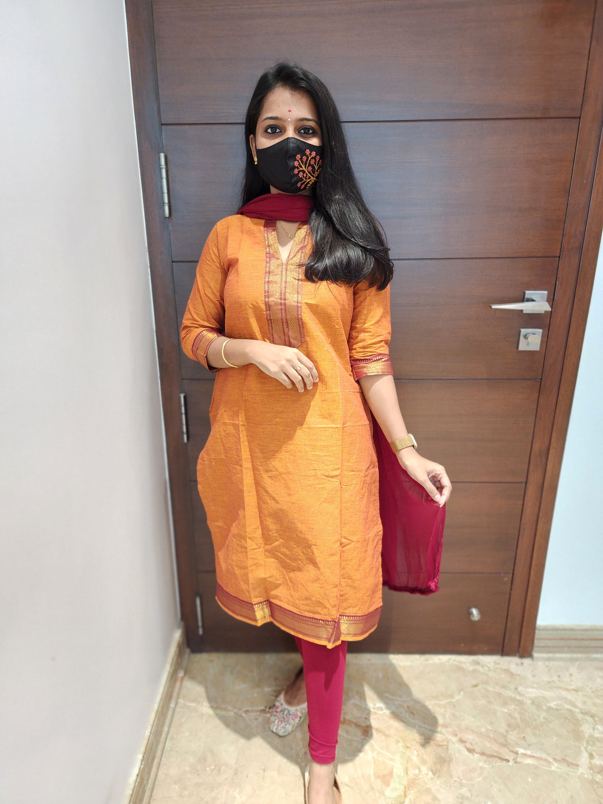 Office Wear kurti-mangalgiri cotton (6513)