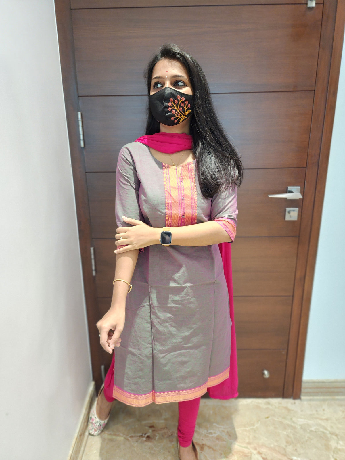 Office Wear kurti-mangalgiri cotton (6517)