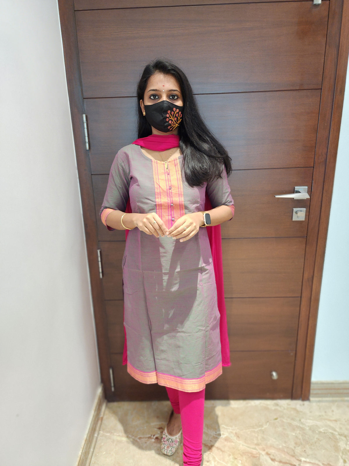 Office Wear kurti-mangalgiri cotton (6517)