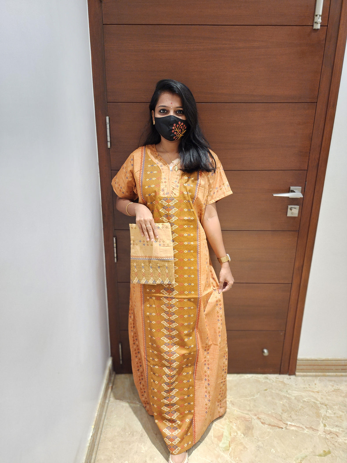 Chudi fit night +dupatta(free) (449)