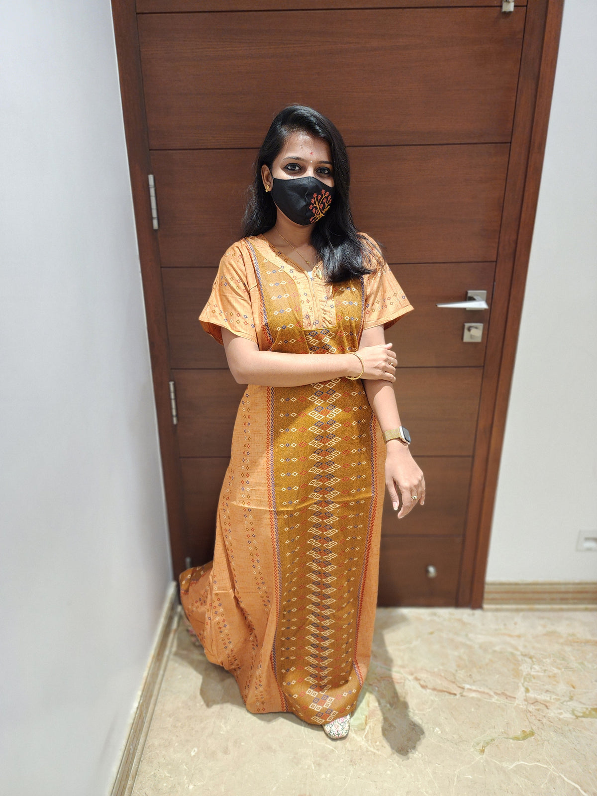 Chudi fit night +dupatta(free) (449)