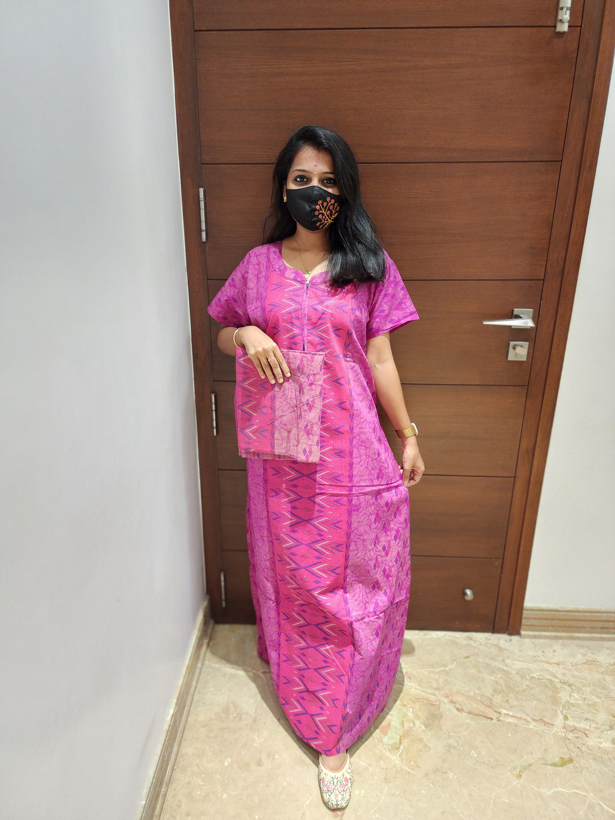 Chudi fit night +dupatta(free) (450)