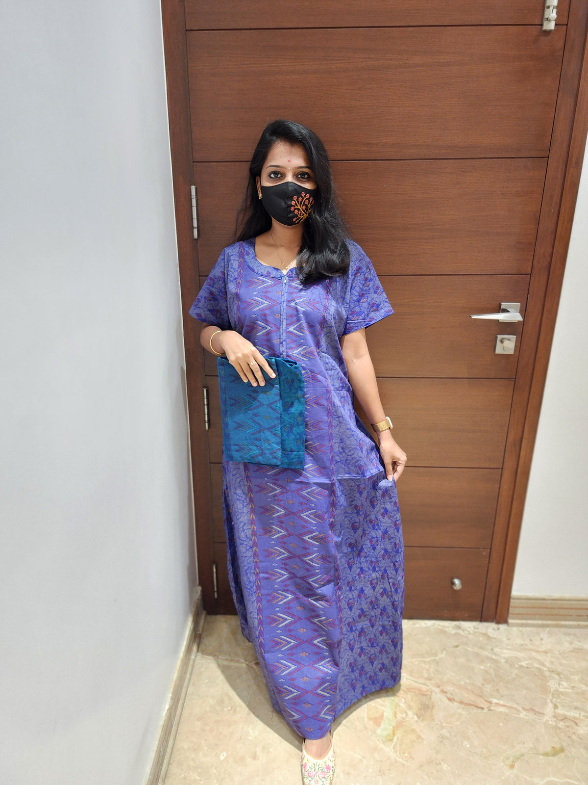 Chudi fit night +dupatta(free) (451)