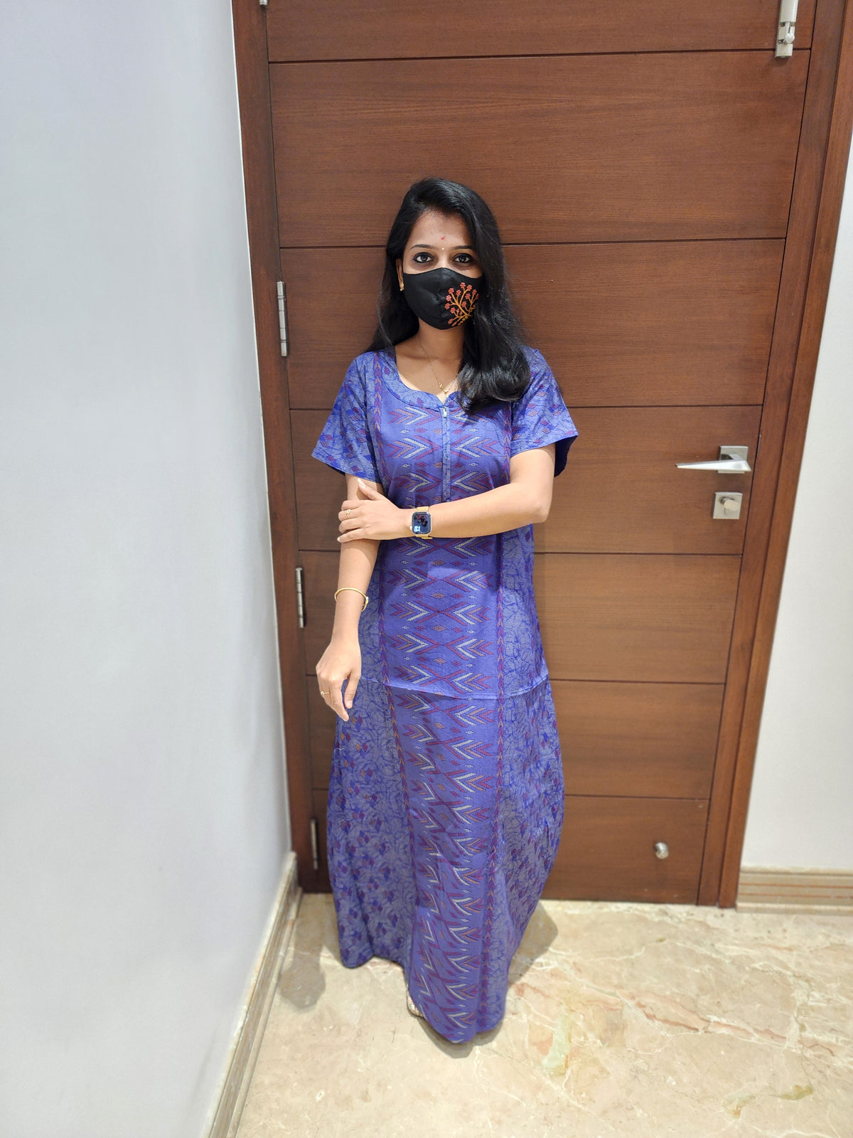 Chudi fit night +dupatta(free) (451)