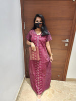 Chudi fit night +dupatta(free) (455)