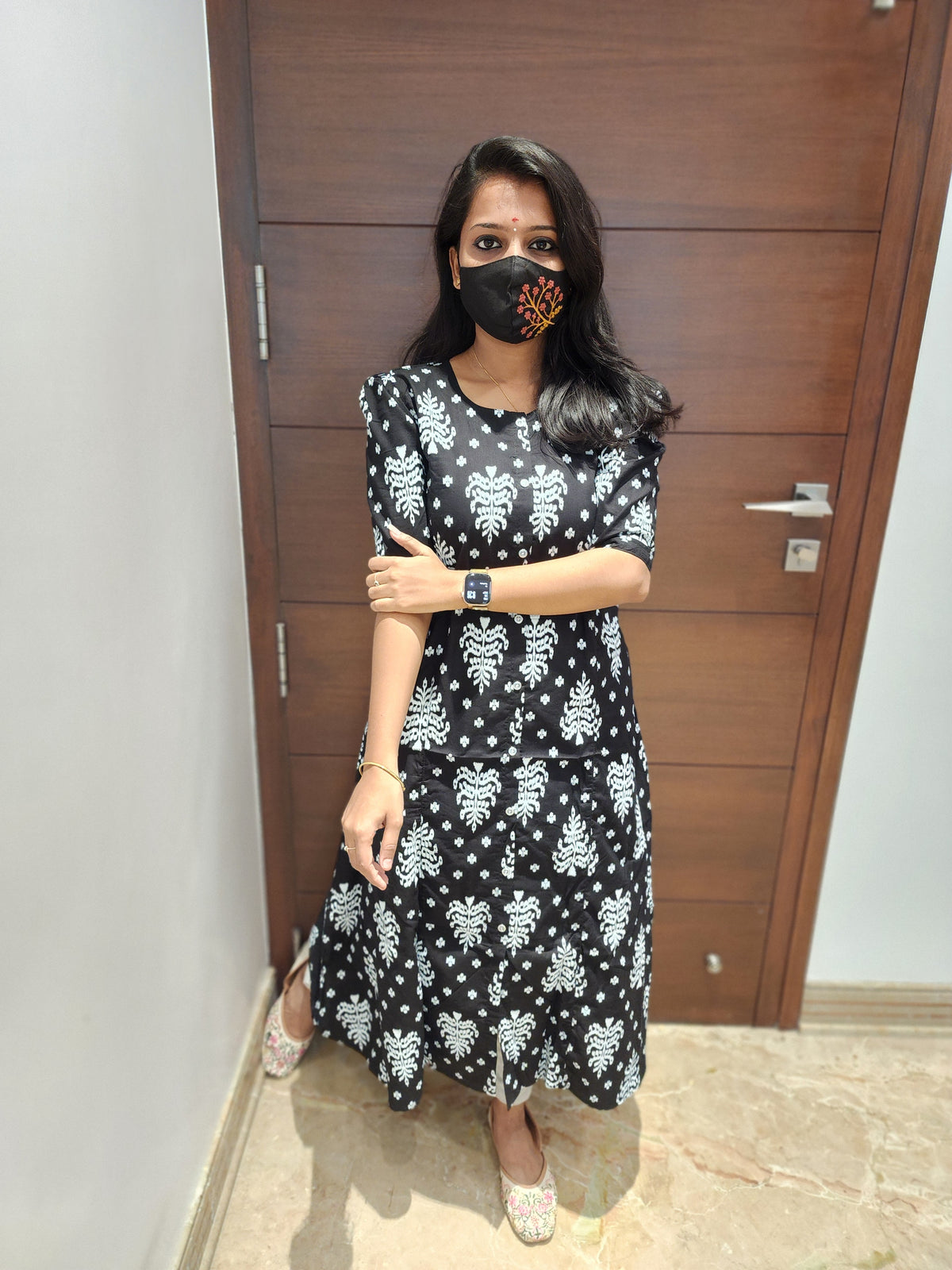 Jaipur A-Line cotton Kurti (7195)