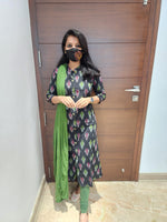 Ikkat Cotton Kurti (6827)