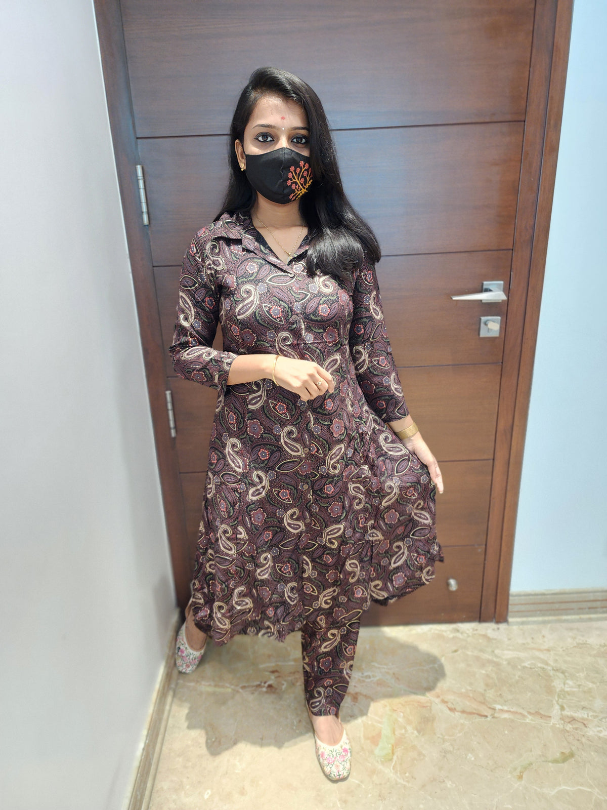 Cord set (pant & top)(6741)