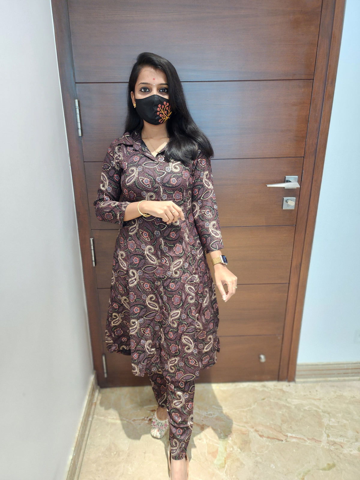Cord set (pant & top)(6741)