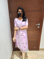 Organza kurti(6760)