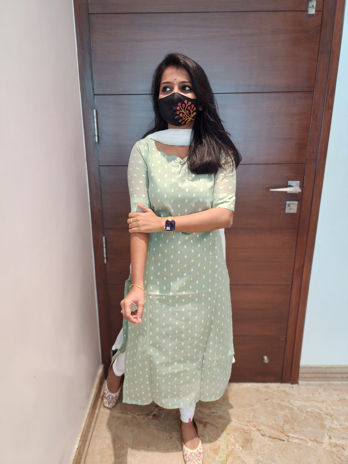 Shimmer shine (cotton) Kurti (6775)