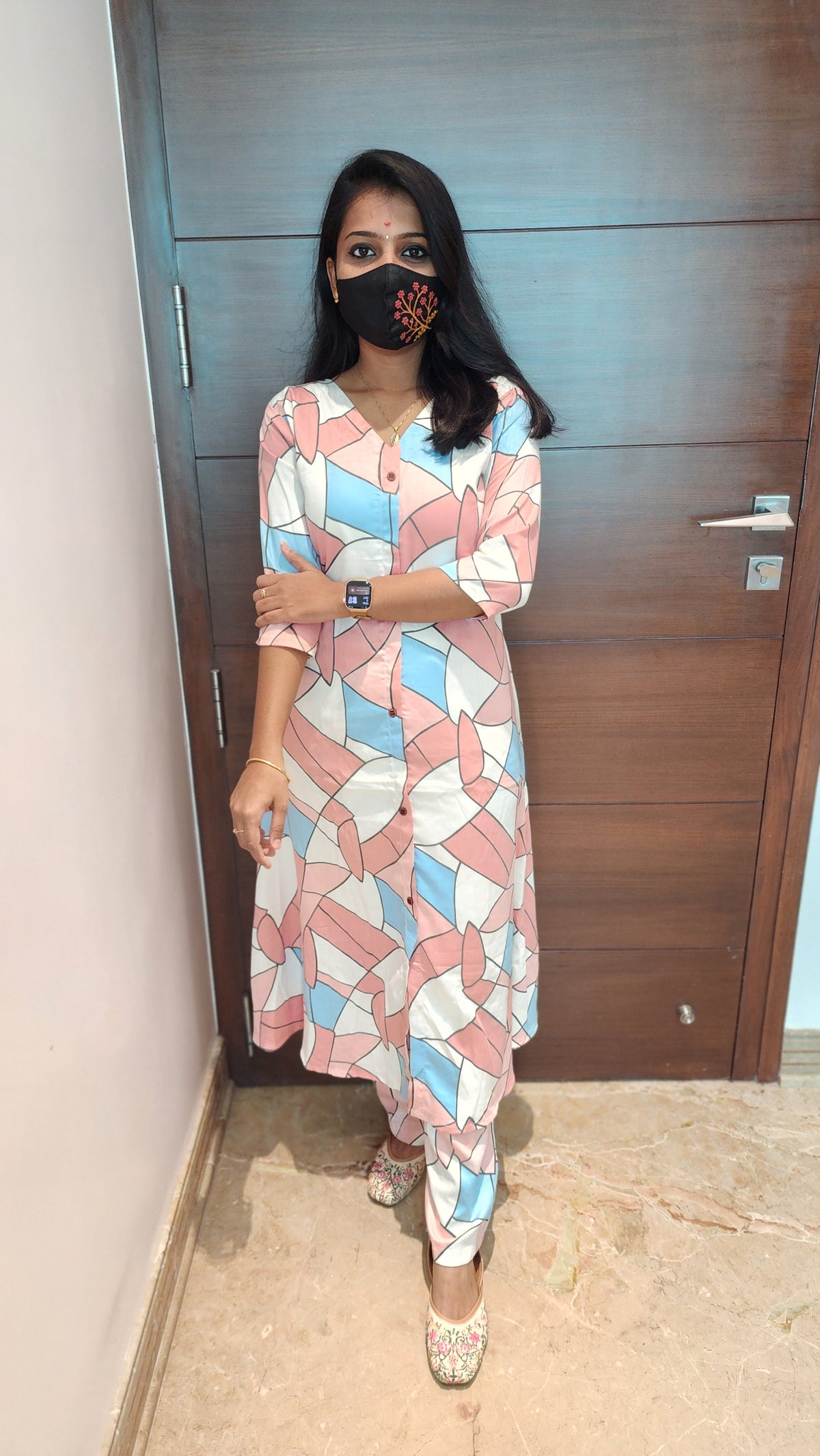 Cord set (pant & top) (6789)
