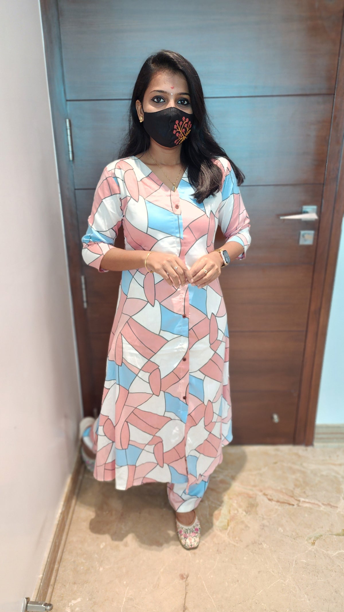 Cord set (pant & top) (6789)