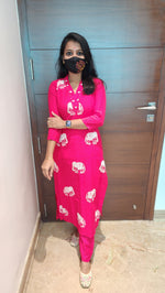 Cord set (pant & top) (6829)c