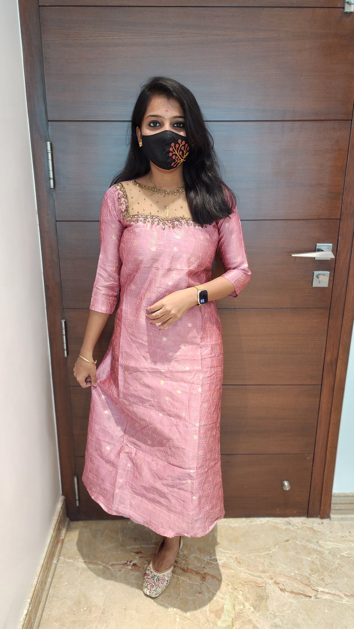 Festive sale -Jewel Neck Kurti (6856)