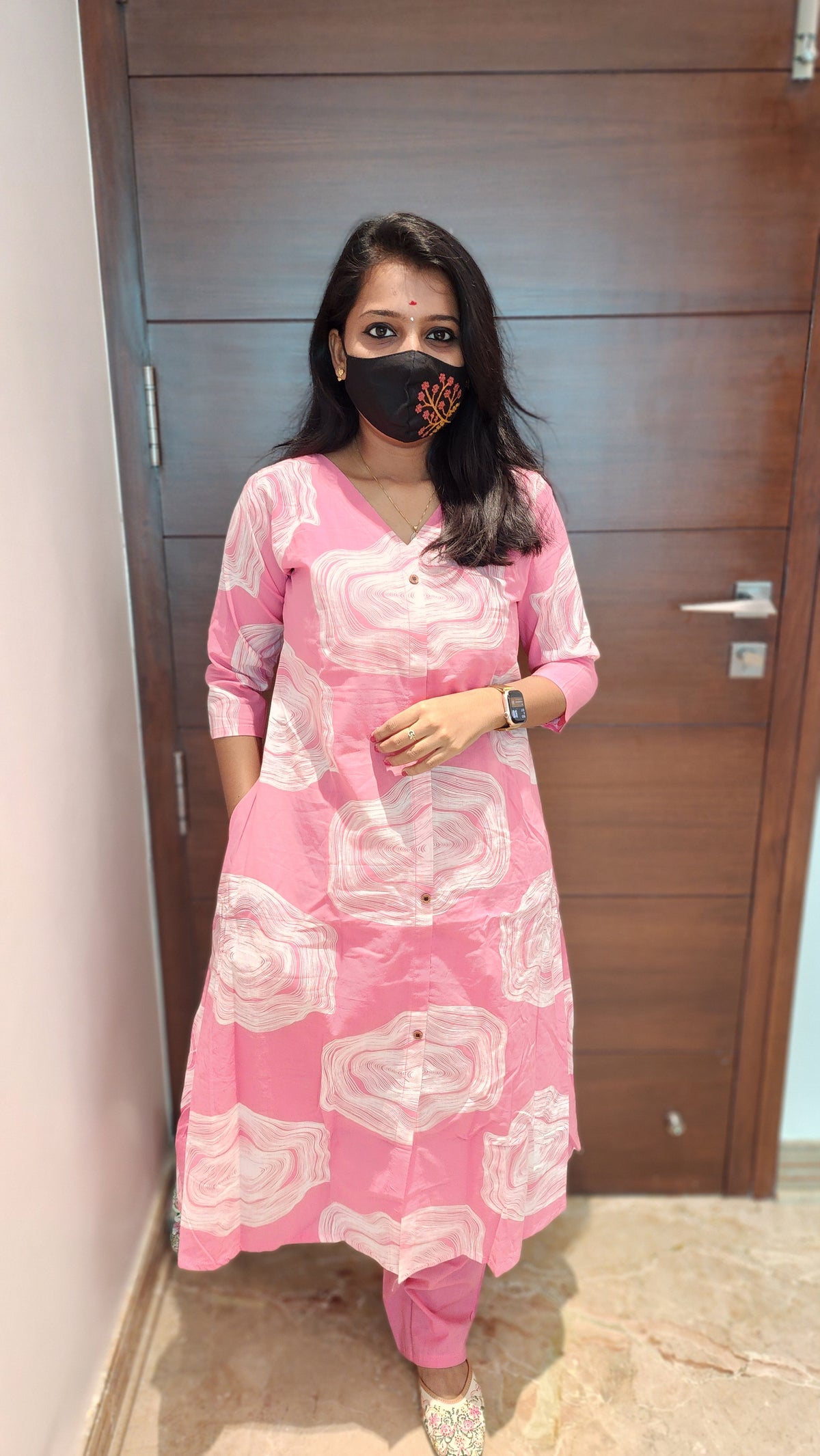 Cord set (pant & top)(7057)