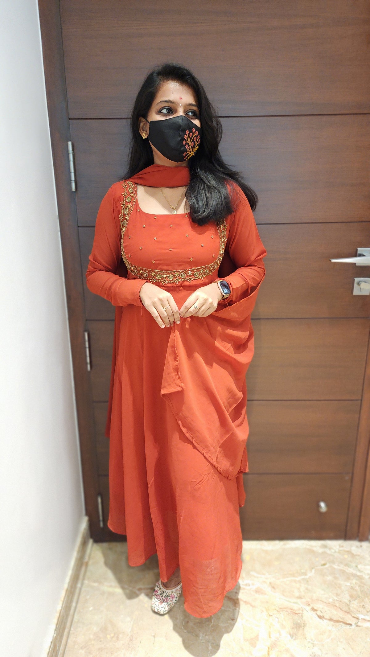 Festive Anarkali Salwar Set(6989)