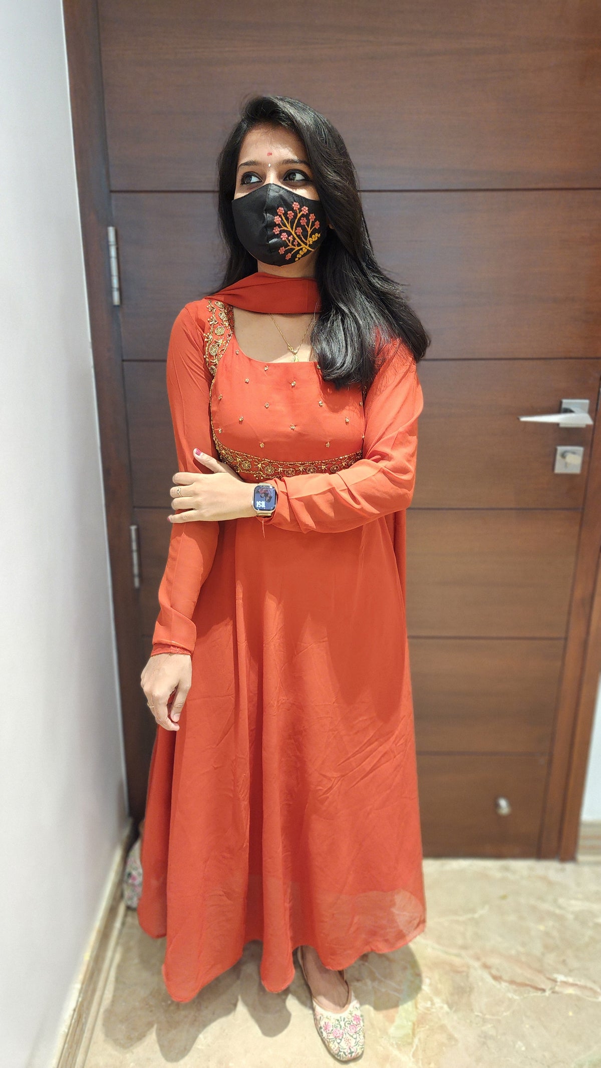 Festive Anarkali Salwar Set(6989)