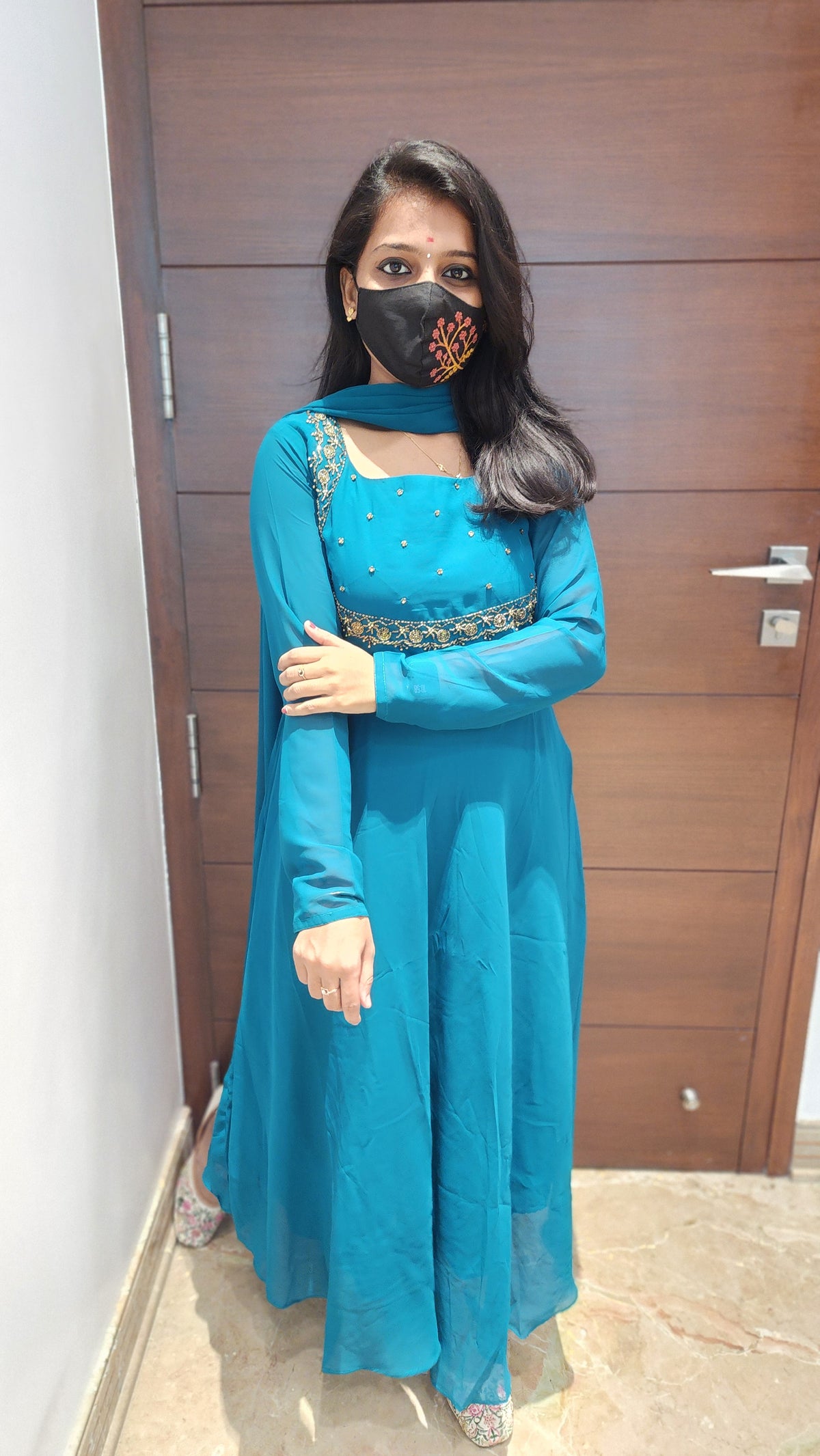 Festive Anarkali Salwar Set(6991)c2