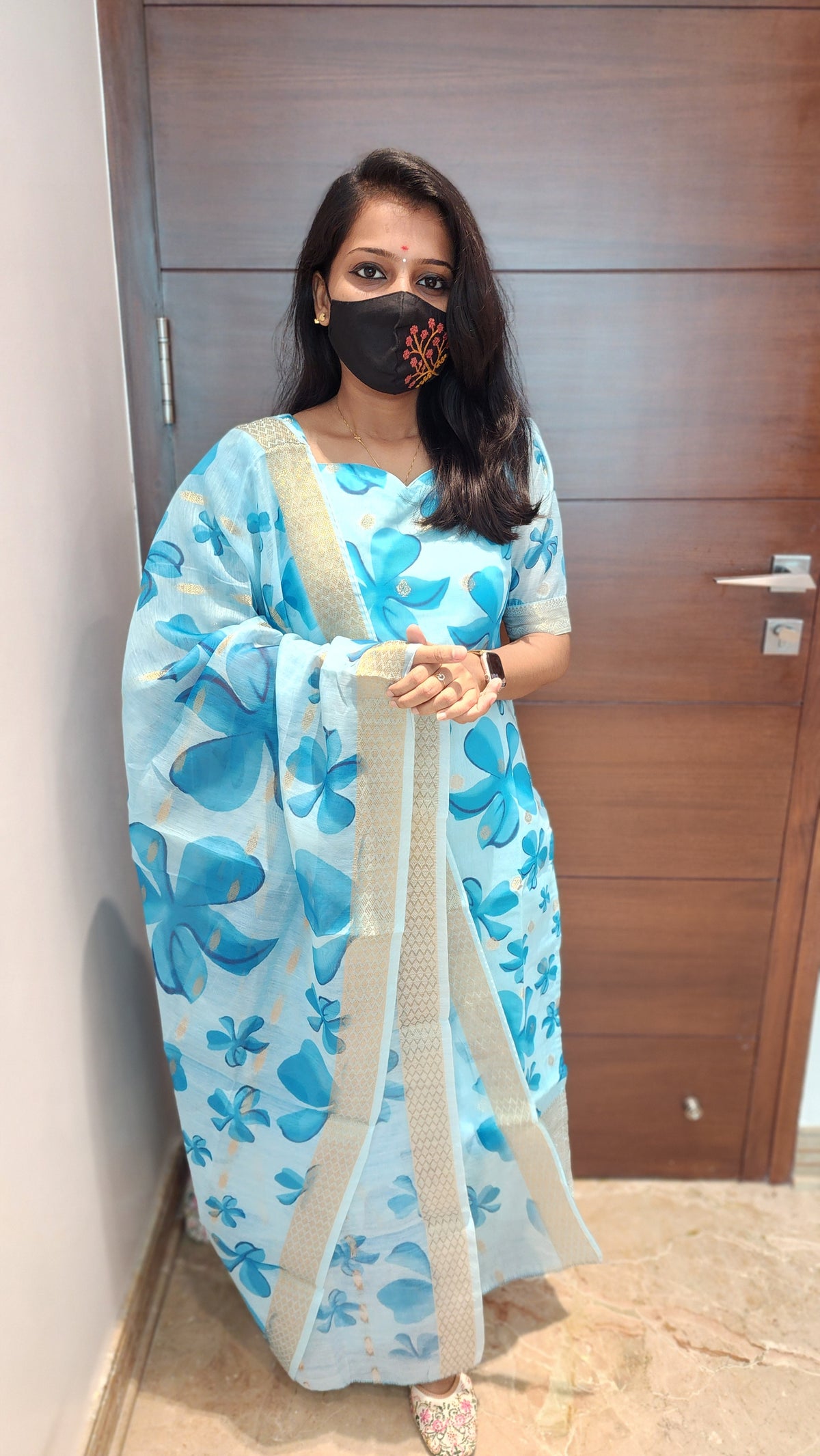 Salwar Set (Kurti+Dupatta)(7030)