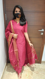 Handloom cotton Salwar Set(7126)