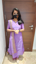 Handloom cotton Salwar Set(7127)