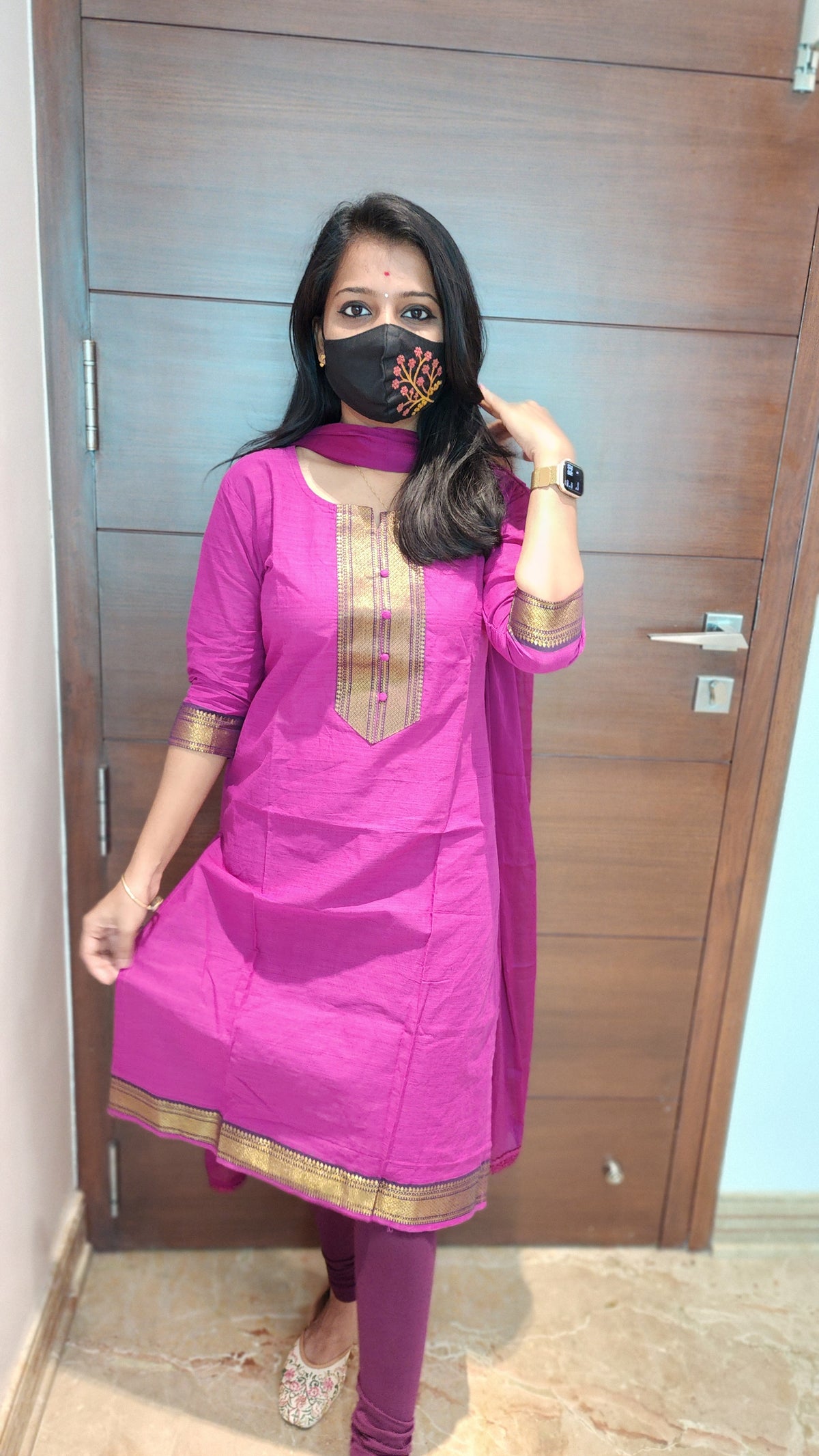 Office Wear kurti-mangalgiri cotton (7254)