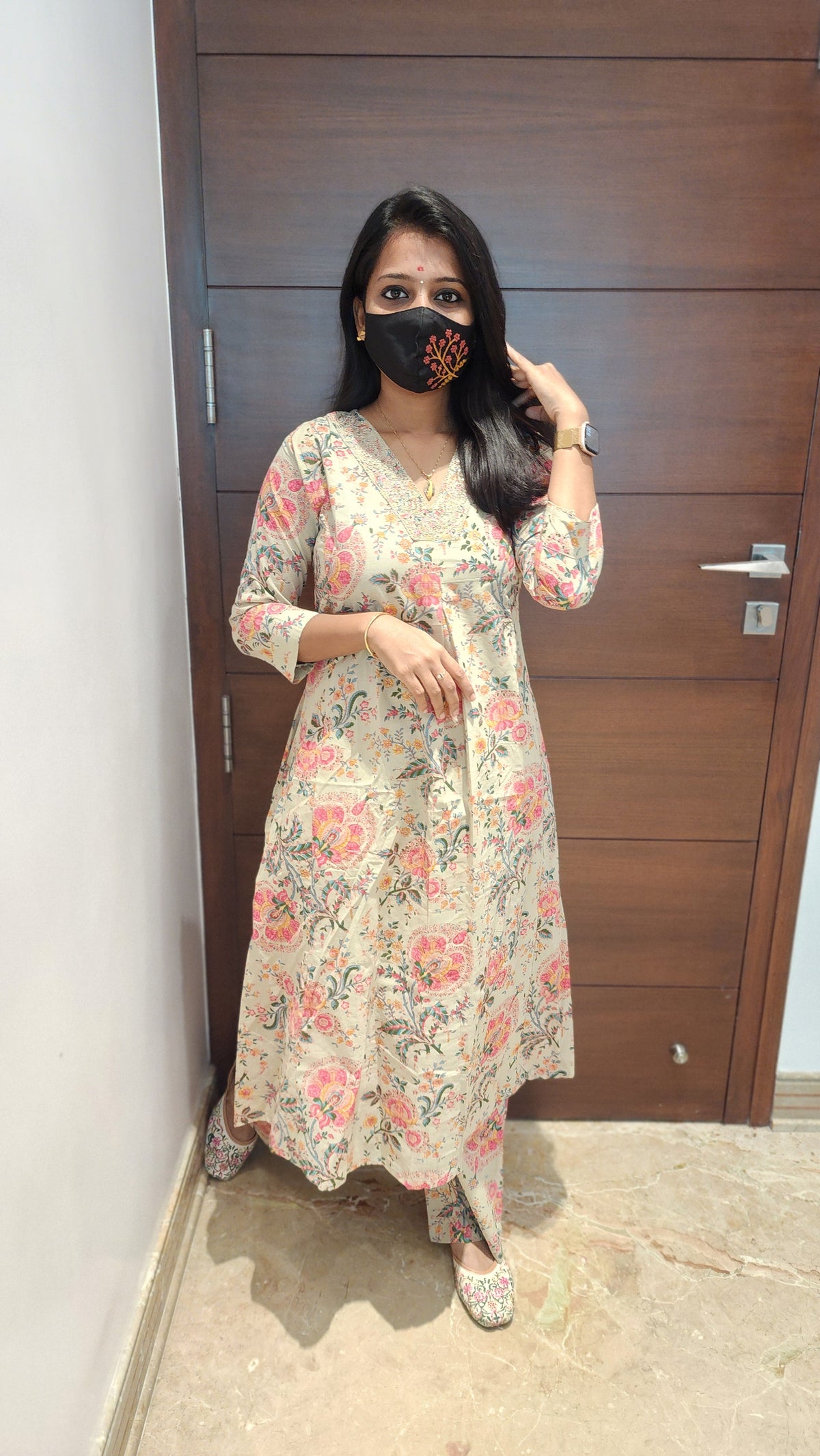 Cord set (pant & top)(7262)