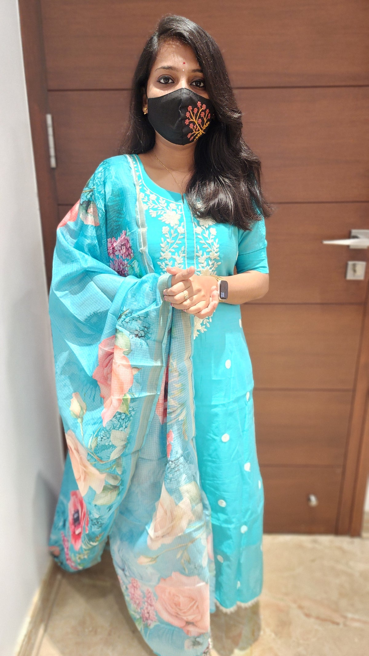 Chikankari Salwar Set (7338)