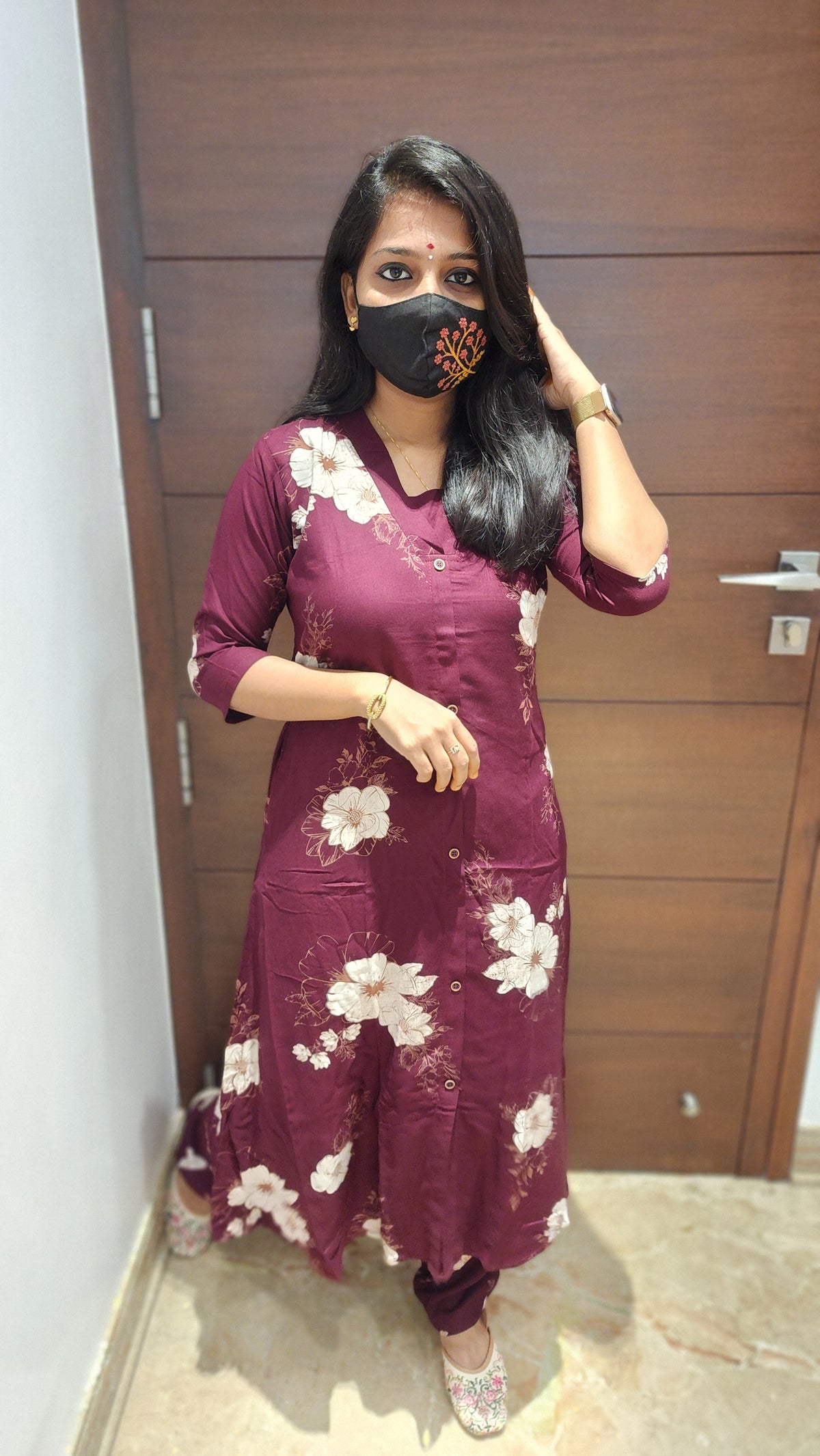 Cord set (pant & top)(7499)