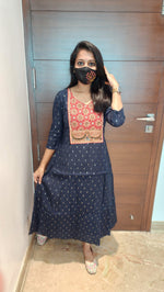 Ethnic wear with Ajarkh Print(7494)