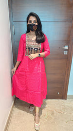 Ethnic wear with Ajarkh Print(7496)