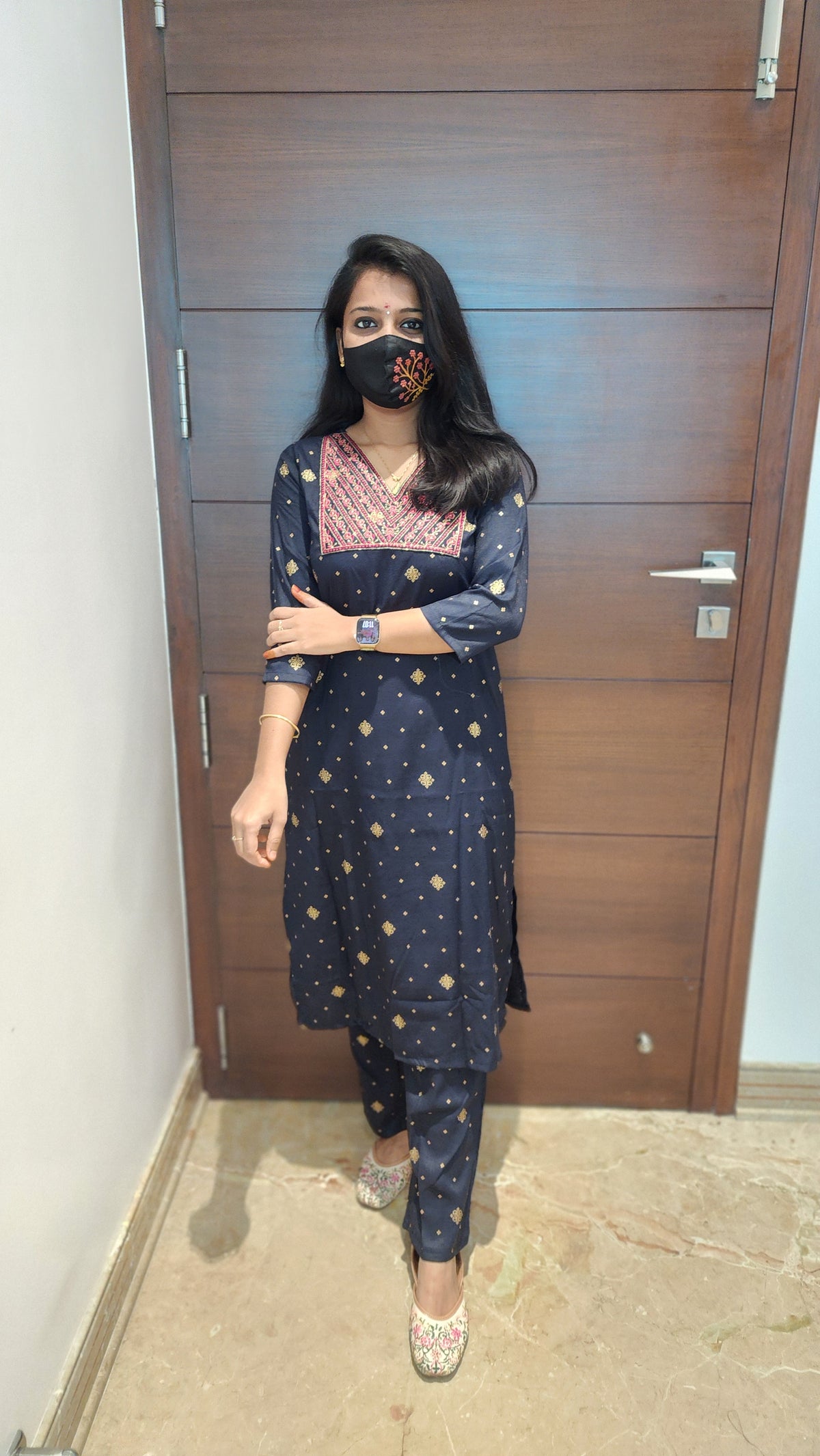 Cord set (pant & top) (7543)