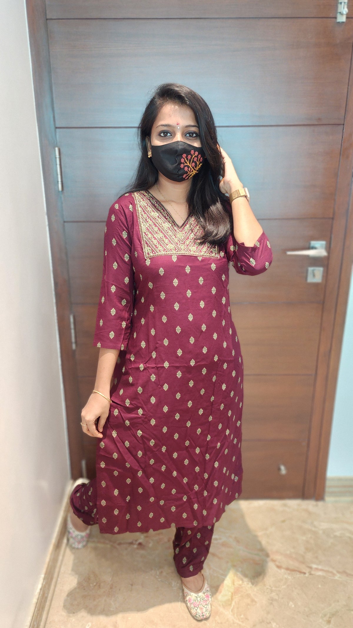 Cord set (pant & top) (7544)