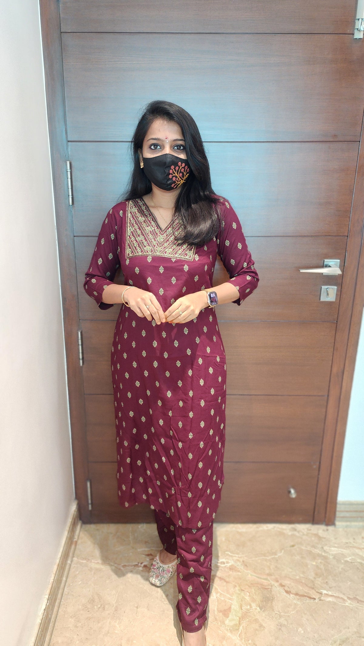 Cord set (pant & top) (7544)