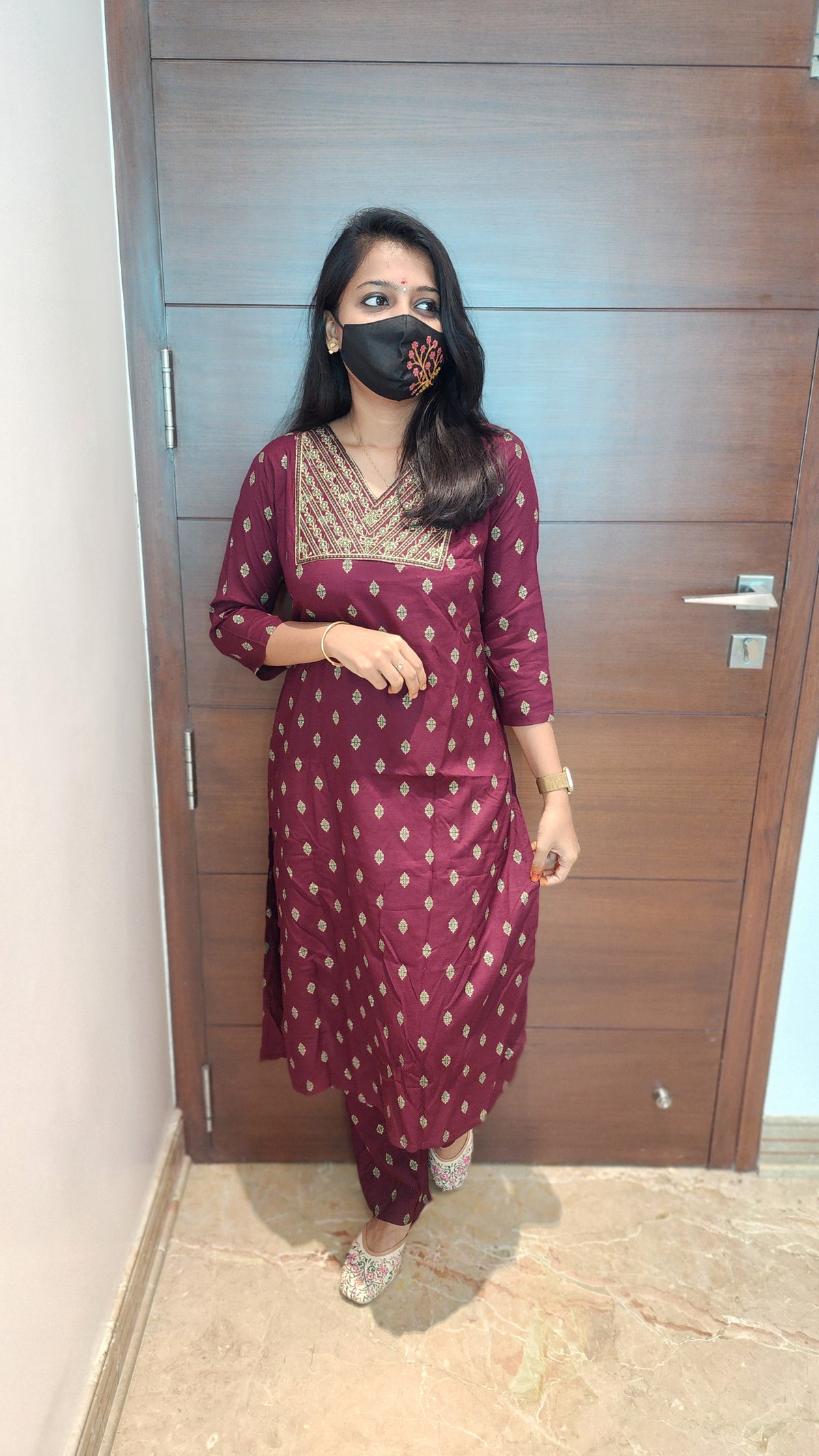 Cord set (pant & top) (7544)