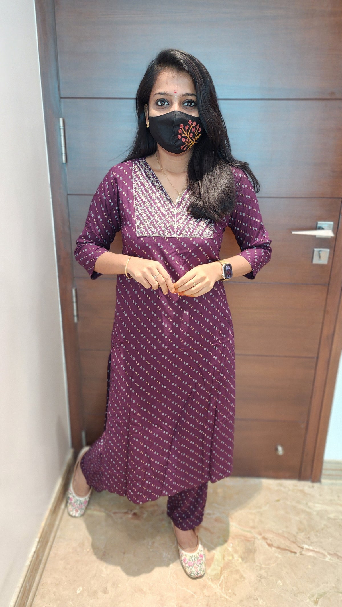 Cord set (pant & top) (7546)