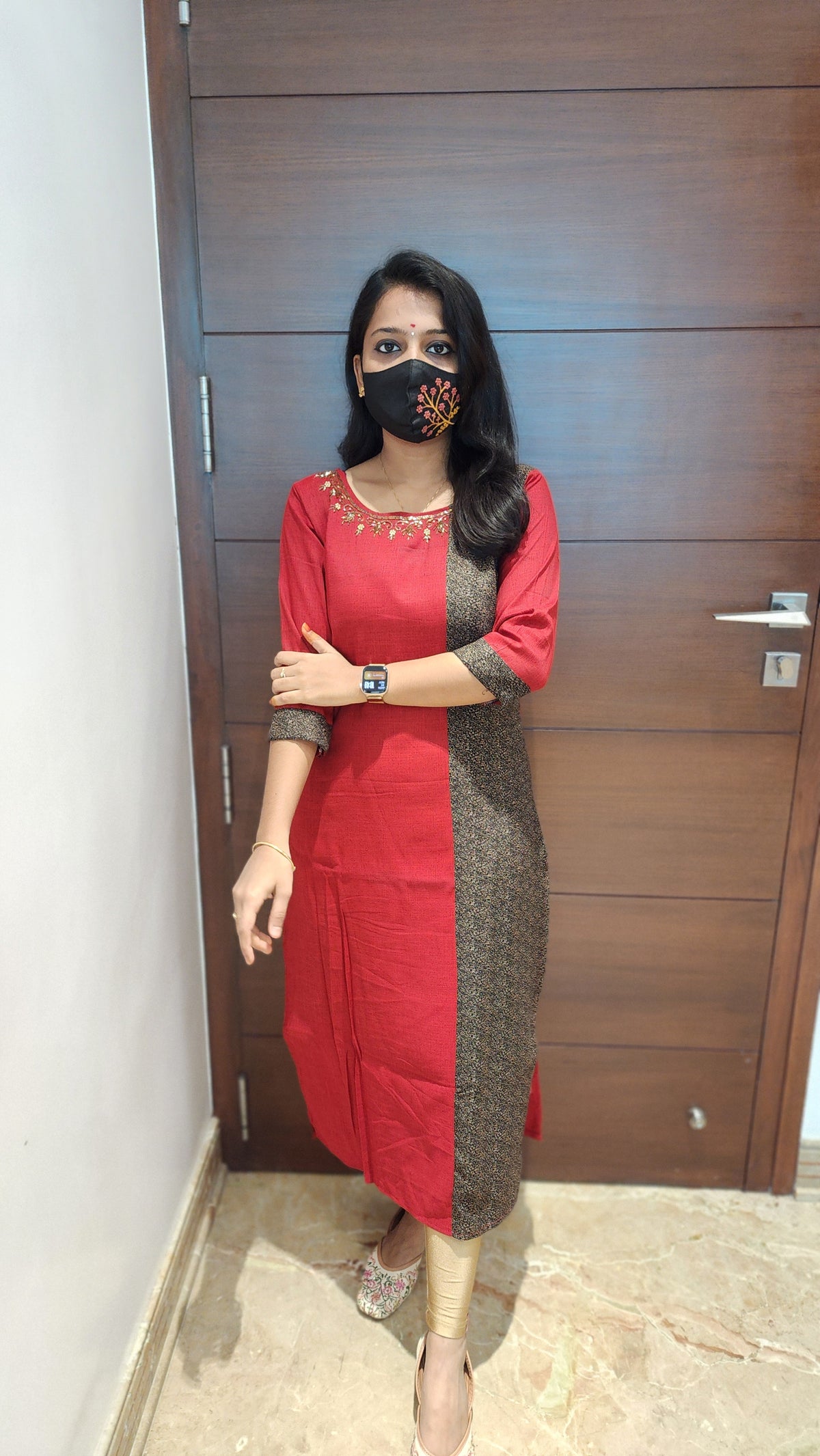 Festive sale -Handwork Kurti(7586)