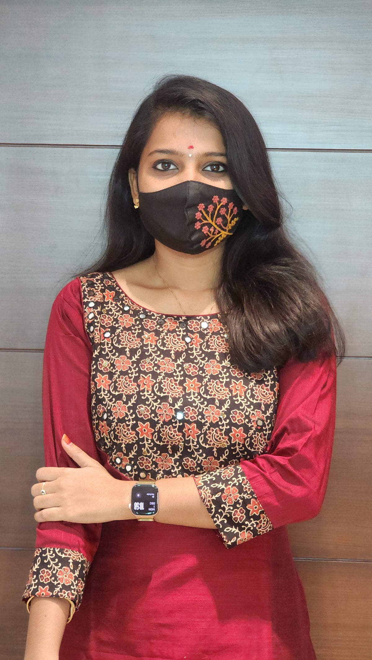 Office wear -Ajrakh print (7726)