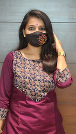 Office wear -Ajrakh print (7727)