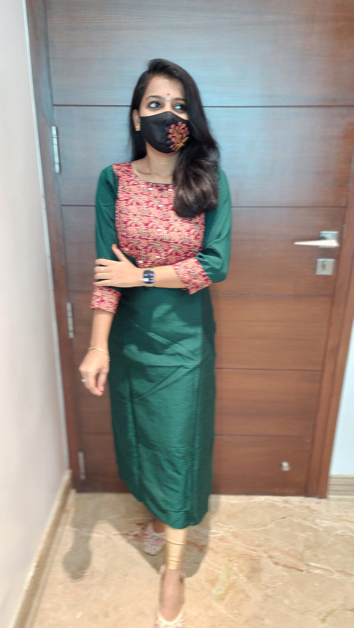 Office wear -Ajrakh print (7728)