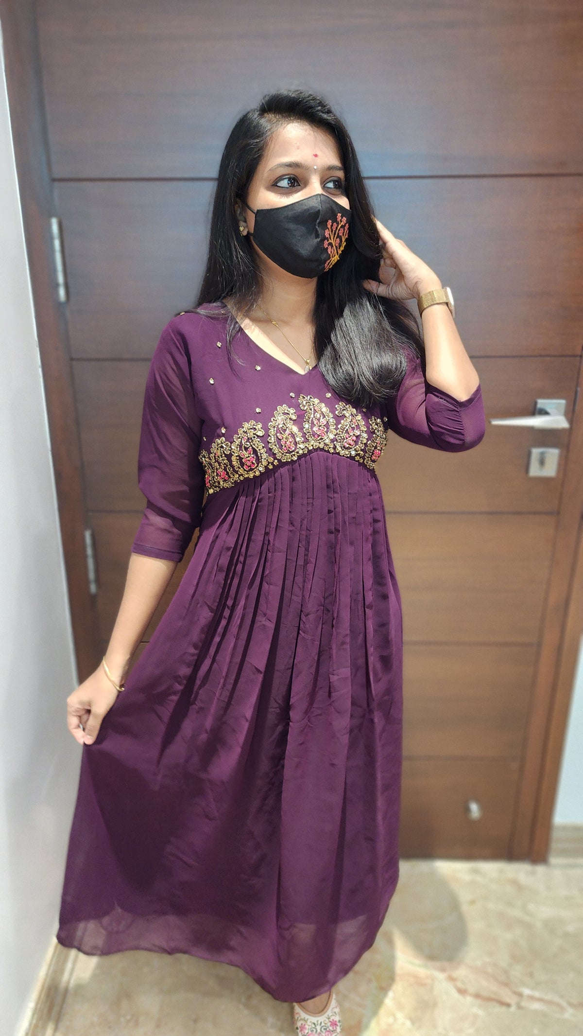 Festive sale -Handwork Kurti (7741)c